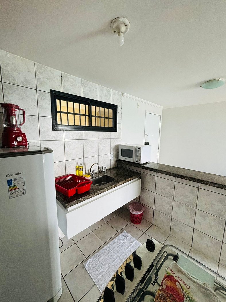 Apartamento triplo frente mar