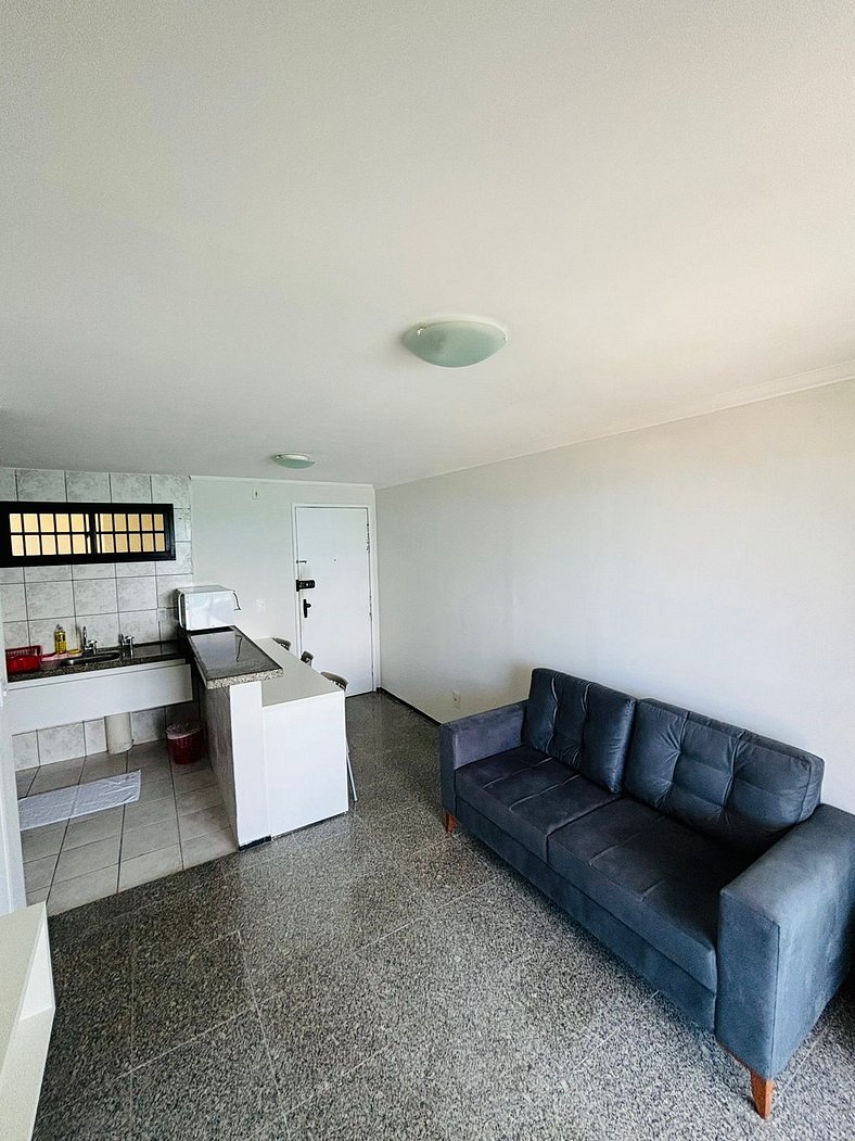 Apartamento triplo frente mar